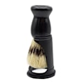 Miniatyrbillede 3 af 5: Skæg børste stand holder barbering børste holder plastik barbering barbermaskine værktøjsholder skønhedsværktøjer til tør våd (sort)