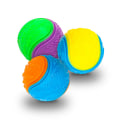Miniatyrbillede 1 af 4: Hundebolde, 3 stk. Squeaky Dog Ball, Hundebold Legetøj Tandrensning