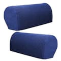 Skydd för fåtöljsarmstöd, 2-pack, halkfria, i fleece av högsta kvalitet, stretchiga, passar fåtöljer och soffor