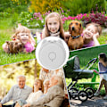 Miniatyrbild 4 av 5: Personliga enheter, Smart GPS-tracker - Trådlös Smart Pet Tracker | Anti-förlorad platsspårare, liten GPS-enhet, objektdetektor (vit)