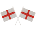 Pikkukuva 1 / 5: 25 kappaleen pakkaus Pyhän Yrjön lippua Englannista käsin heiluttavaa kangasta England