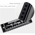 Pikkukuva 3 / 7: Blues-harmonikka, Diatoninen Blues-harmonikka C-sävyssä, 10 reikää 20 ääntä Blues Harp suuhullu harmonikka (Ruusunpunainen) black
