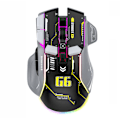 Miniatyrbild 1 av 6: G6 Trådlös spelmus, Bluetooth-mus, 3-lägesanslutning, Mecha-stil design, 12 knappar, 11 RGB-belysning, 5 justerbar DPI, 4000 FPS, Ergonomi black