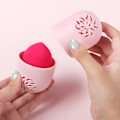 Miniatyrbillede 4 af 5: 2 stk. Makeup Svamp Rejsetaske Silikone Makeup Svamp Holder