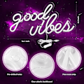 Miniatyrbillede 3 af 5: Pink Good Vibes Neon Skilt Neonlys til Soveværelse pink