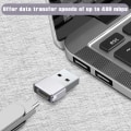 Miniatyrbillede 3 af 5: USB til USB C-adapter 3-pak, Type C-hun til USB A-han-konverter