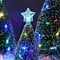 Miniatyrbild 5 av 5: 3 st Miniatyr Julgranar med Ljus - Konstgjorda Julgranar med LED-Ljussträngar - Juldekorationer för Fest - Miniatyr Bordsprydnader för Hemmet