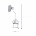 Miniatyrbillede 4 af 5: Trompetstativ Trombone Lyre Node Marching Band Flip Folder Clip Trompetist Lyre Trompet Musikholder til Trombone Trompet Lyre