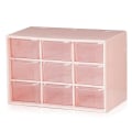 Miniatyrbillede 1 af 5: Mini Plast Skuffe Organiser, Organiser til Kontorartikler, Pink