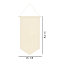 Miniatyrbild 3 av 5: 2 st väggmonterad bricka display canvas emalj brosch samling display banner medalj pin förvaring krage flagga vimpel ram(beige)