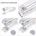 Miniatyrbild 2 av 3: Transparent skrivbordsakrylstapler för kontorsskola - Silver
