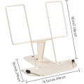 Miniatyrbild 5 av 5: Bokställ för läsning, bokställ kokboksställ (beige)