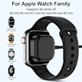 Miniatyrbillede 2 af 5: Kompatibel med Apple Watch-oplader, 1,5M/5ft hurtigt magnetisk opladningskabel, iWatch-oplader kompatibel med Apple Watch Series 9 8 7 SE 6 5 4 3 2