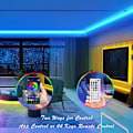 Miniatyrbillede 5 af 5: LED-strimmelbelysning - 5050 RGB flerfarvet lysstærk LED - 10 m