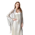 Miniatyrbild 3 av 3: Sommar Sheer Shrug Top Open Front Cardigan Strand Tunn Mjuk Hål Tofs Sjal för Kvinnor Flickor