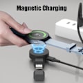 Miniatyrbillede 4 af 5: Smartwatch Magnetisk Oplader Kompatibel Samsung Galaxy Watch galaxy watch6/5/4 Galaxy Watch Active 2, Bærbar Rejse med USB-port (1 stk)