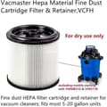Miniatyrbillede 2 af 5: til Vacmaster Hepa Materiale Fint Støv Patronfilter & Holder