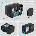 Miniatyrbilde 3 av 5: Etuisett for Go Pro Hero11/ 10/ 9, inkludert sidedeksel og objektivdeksel
