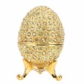 Miniatyrbillede 1 af 5: Fabergé æg, Fabergé æg, emaljeret påskeæg æske, smykkeskrin til opbevaring af en luksuriøs gave, Fabergé æg imperial Fabergé æg