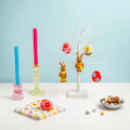 Miniatyrbilde 4 av 4: Filtpåskeeggsdekorasjoner for påsketre, hengende ornament, vårborddekking, påskeeggjakt
