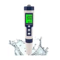 Pool Salt Tester, Digital Salinitetsmåler, Høj Præcision 5 I 1 Salinitetstester til Saltvand, IP67 W