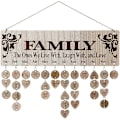 Miniatyrbild 1 av 5: Mamma Mormor Presenter för Födelsedag Jul Mors Dag - DIY Familj Födelsedag Påminnelse Kalenderbräda i Trä