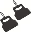 2-pack Grillhandfläktar, Manuellt Verktyg för Snabb Tändning och Luftcirkulation, Grilltillbehör för Utomhusmatlagning (Svart)