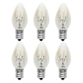 Miniatyrbillede 1 af 5: 10 stk. E12 pære 220v-240v 10w C7 pære - varm farve -pære Pære/glødepære stearinlys