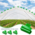Miniatyrbilde 4 av 6: 40 stk drivhusklemmer film raddekke netting tunnelbøyle klips ramme skyggenett stang klips drivhus filmklemmer for sesongforlengelse av planter 40pcs