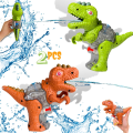 Miniatyrbild 1 av 3: 2-pack Dino vattenpistol, vattensprutepistoler för barn, små dinosaurie vattenpistoler, vattenbläster blötläggare sommar simbassäng strandfest festleksaker