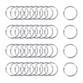 Miniatyrbillede 1 af 2: 100 stk. ringbind 1,2 tommer/30 mm sølv metal
