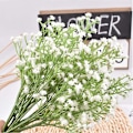 Miniatyrbillede 4 af 5: 5 stk. kunstige blomster, kunstig gipsophila (hvid)