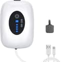 Akvarieluftpump, Uppladdningsbar Bärbar Fiskdammsluftpump, USB-luftpump, Batteri, Akvarium Bubblare, En eller Dubbla Uttag