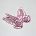 Miniatyrbilde 2 av 4: 20 stk. sommerfugl sy på lapp sy DIY (lys rosa, 2,36 x 1,96 tommer)