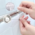 Pikkukuva 3 / 5: Keski-iän suihkuverho 72Wx72H tuumaa 12 kpl metallikoukuilla