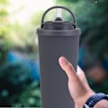 Miniatyrbilde 5 av 5: Isolert med lokk og sugerør - Rustfritt stål isolerte kopper varm og kald bruk - Dobbeltvegget isolert lekkasjesikker daglig vanninntaksflaske for treningsstudio grey