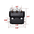 Pikkukuva 3 / 5: 12v 250a vinssi solenoidirele / kontaktor ATV:lle ja UTV:lle 5000-7000lbs vinsseille