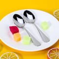 Miniatyrbilde 4 av 5: Teskjeer, sett med 12 teskjeer i rustfritt stål, kaffe te dessert bestikk flatware– 14cm / 5,5 tommer (sølv)