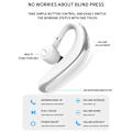 Miniatyrbilde 2 av 5: Bluetooth V5.0 Headset Ultralight trådløse ørepropper, [Business Style] Trådløst øretelefon-headset med innebygd mikrofon Bluetooth-øretelefon-headset（hvit）