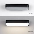 Pikkukuva 2 / 4: 12W ulkoseinävalaisin LED IP65 seinävalaisin 3000K luonnonvalkoinen vedenpitävä LED-seinävalaisin puutarhavalaisin 26X10X6CM