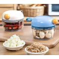 Miniatyrbilde 4 av 5: Mini Chopper Food Processor Manuell  Trekkstreng (Himmelblå)