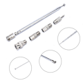 Miniatyrbillede 4 af 5: 5 stk Antenne 75 Ohm Teleskopisk Radio Antenne F-Type Han-Stik Adapter
