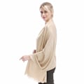 Miniatyrbilde 2 av 5: Myke, myke pashmina sjal og omslag Shimmer ensfargede sjal til bryllup