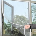 Miniatyrbillede 1 af 6: 2 stk. myggenet til vinduer, fluenet til vinduer, insektnet til vinduer 1,3 m x 1,5 m, insektbeskyttelse mod myg og bier med 1 rulle selvklæbende tape 2pcs 1.5×1.3m
