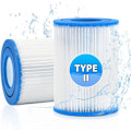 Miniatyrbillede 1 af 8: 2 Filter Pool Filterpatron til Best-way Type II, Pool Filter Type 2 til Swimmingpool, Lazy Spa Filter Udskiftning til Best-way Pool Pumpe 2pcs