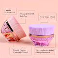 Miniatyrbild 3 av 5: Högdensitets mjuk magisk foundationborste multifunktionell makeupborste för ett brett utbud av foundation, med bärbar förvaringsväska (rosa)