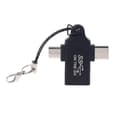 Pikkukuva 4 / 5: 2in1 90 Asteen Micro Usb Type C Otg -sovitin Matkapuhelimen Tablet-tietokoneelle