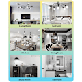 Miniatyrbild 3 av 5: G9 LED-lampa kall vit, 10W 6000K 900LM AC 220V 6-pack