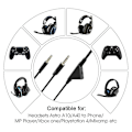 Miniatyrbilde 3 av 5: Erstatningskabel for Astro A10 A40 A30 G233 Gaming Headset