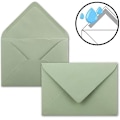 Miniatyrbilde 2 av 5: 50 konvolutter i eukalyptusgrønn, 18,4 x 13,4 cm, DIN C5 konvolutter, våtkant uten vindu, jul, gratulasjonskort